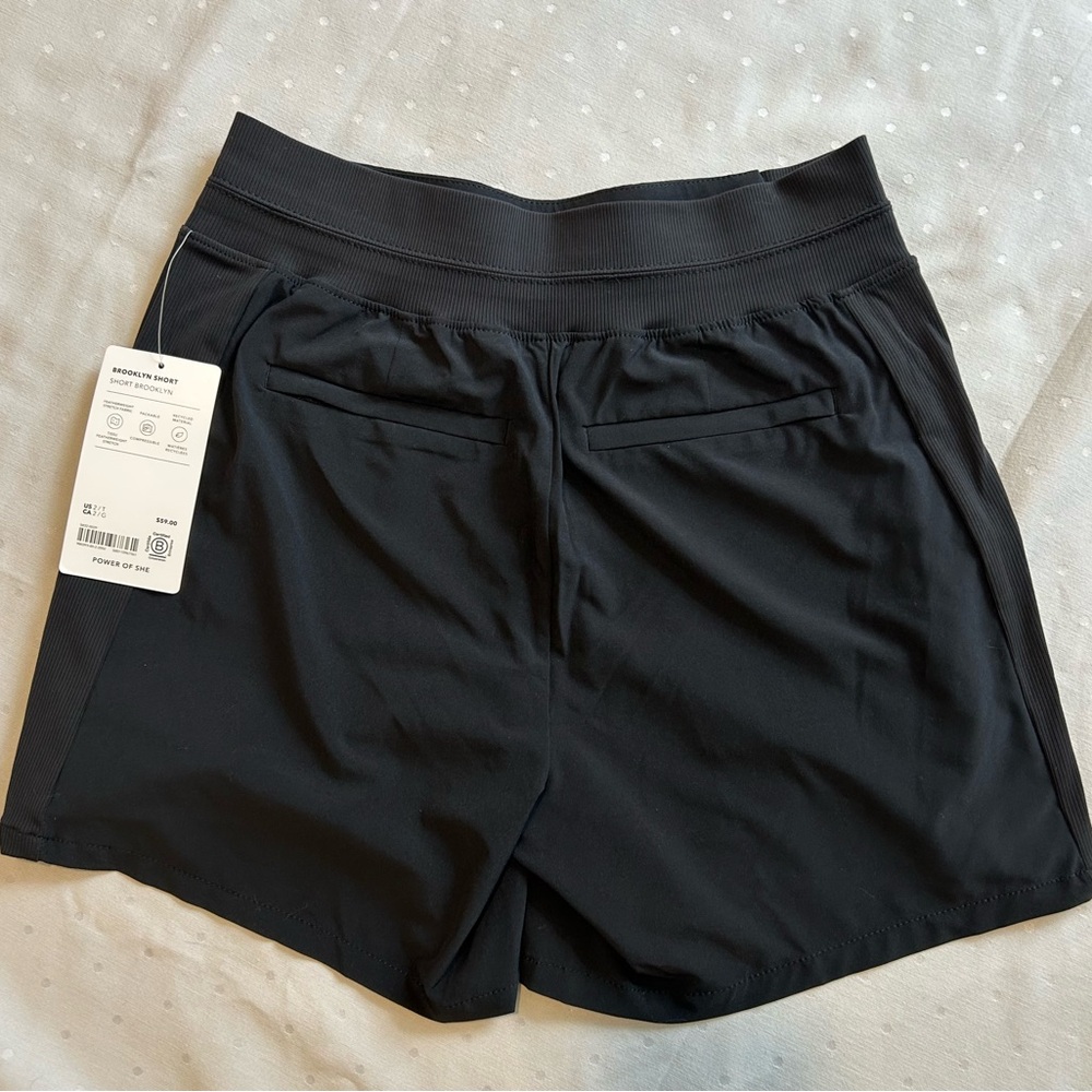 NWT Athleta Brooklyn Shorts | Size 2 Tall | Black - Picture 8 of 15
